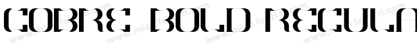 Cobre-Bold Regular字体转换